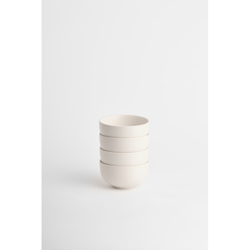 Bol à dessert, Blanc mat