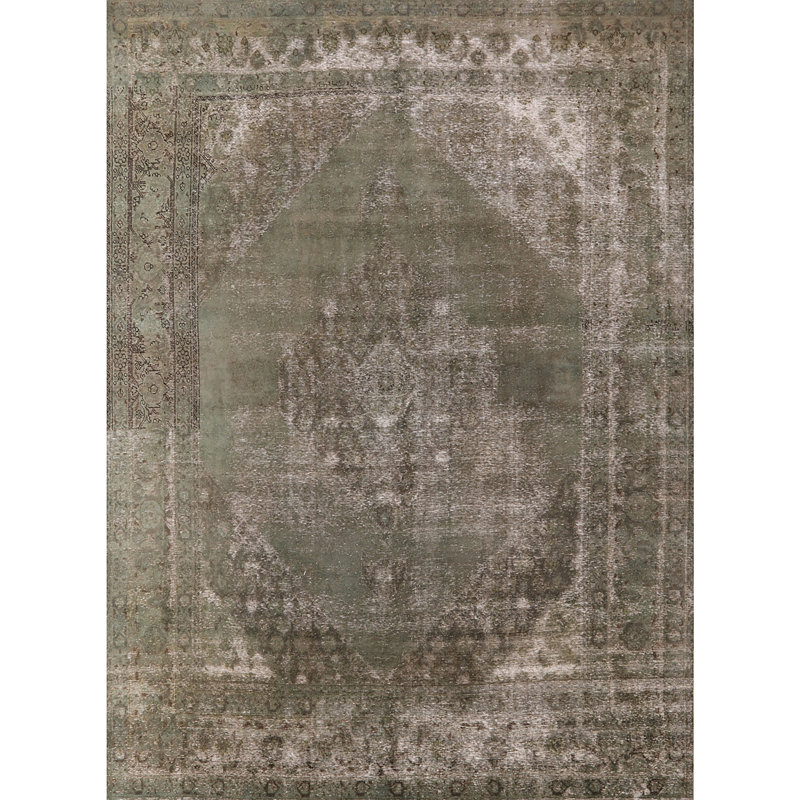 Tapis gris Rosscott, Rond 7 pi