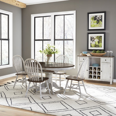 Judique Pedestal Dining Table Set