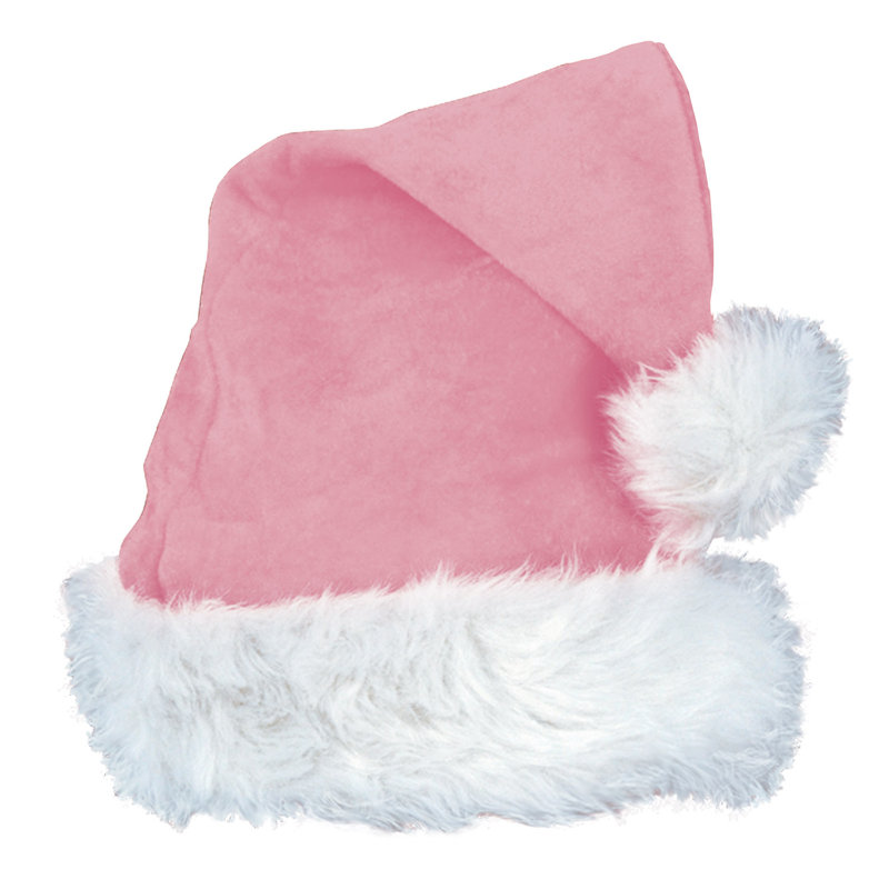 Chapeau de Noël noir de Noël, Rose