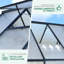 Serre en polycarbonate 8 po x 14 po avec évent et toit-119784011