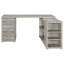Bureau en forme de L à 3 tiroirs Tona Grey Driftwood-554937833