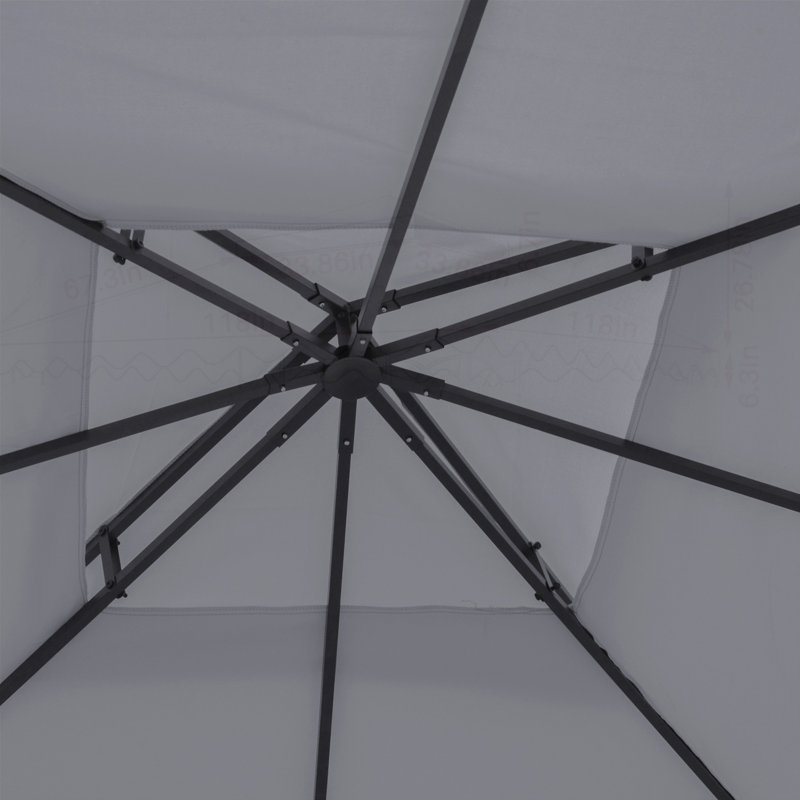 Auvent de remplacement pour abri de jardin polyvalent