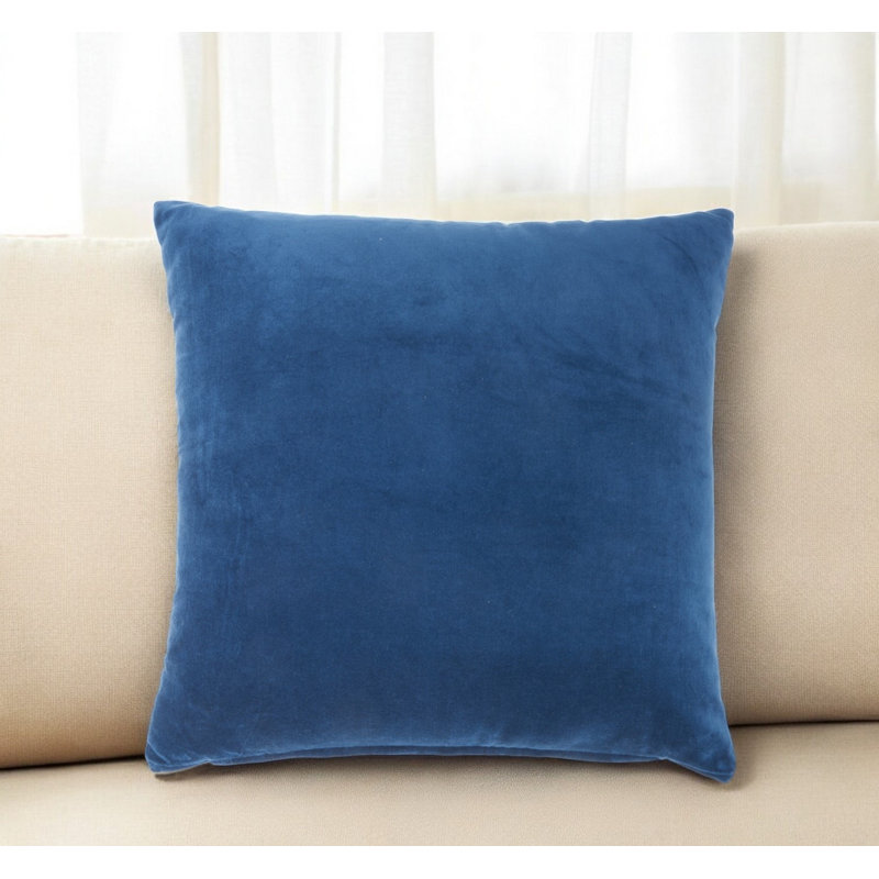 Cotton Throw Pillow, Gray, 20" x 20"