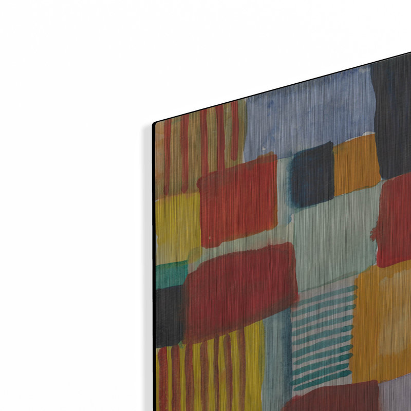 Art mural luxueux «City Block 1» par Cheryl Warrick, 24 po x 24 po
