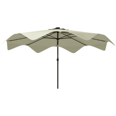 Britnee 292cm Lighted Tilt Market Parasol