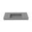 Juniper 48" Wall Mount Bathroom Sink with Concealed Drain for Wall Mount Faucets - Gray-1020800756