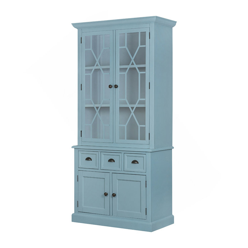 Armoire / crédence 39,4 x 18 x 83 po - bleu, Bleu