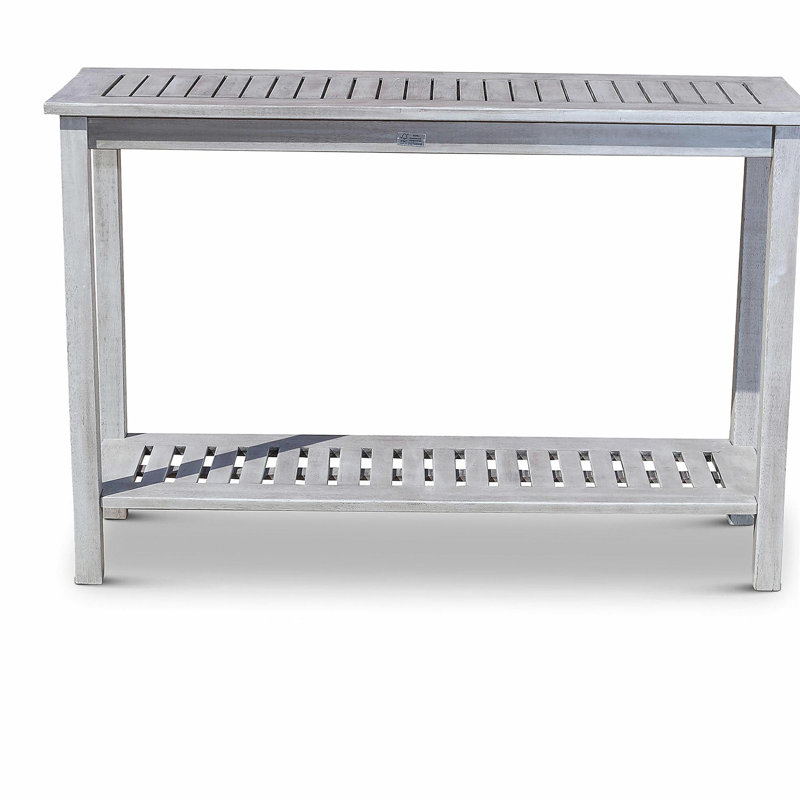 Console Eucalyptus, gris argenté