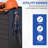 This 34.3-Inch Rolling Metal Tool Storage Unit Boasts Sturdy Build, Secured Doors And 6 Drawers For Convenient Garage And Studio Keeping.