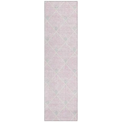 Washable Geometric Indoor / Outdoor Rug
