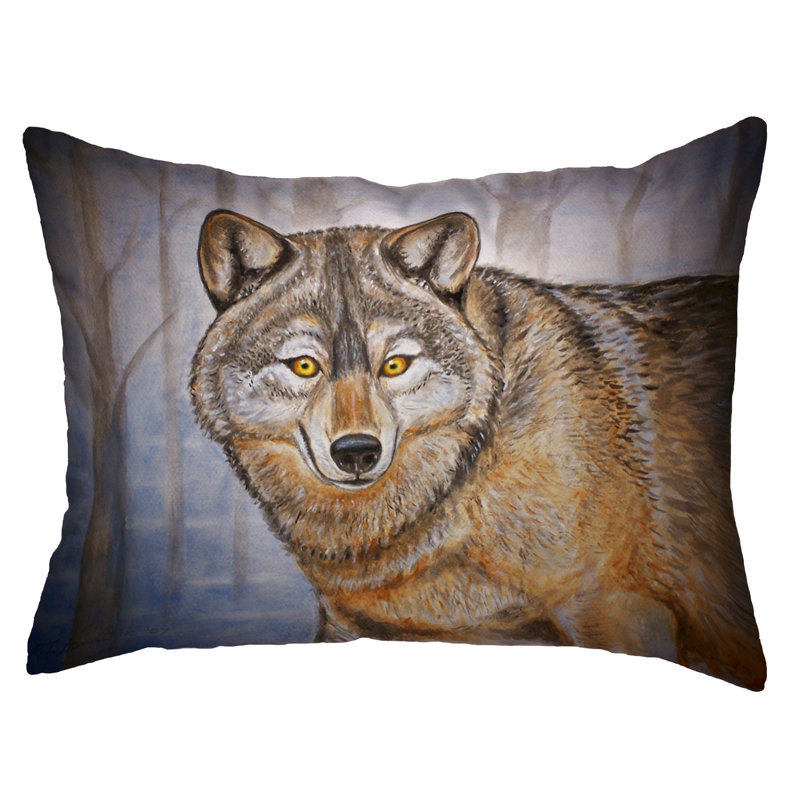  Coussin lombaire intérieur / extérieur Wolf, 11 po x 14 po