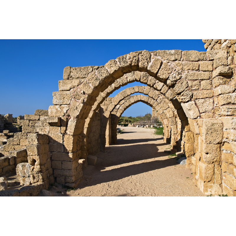 Ancient Arcade by Karambol - Wrapped Canvas Print, 30cm H x 46cm W