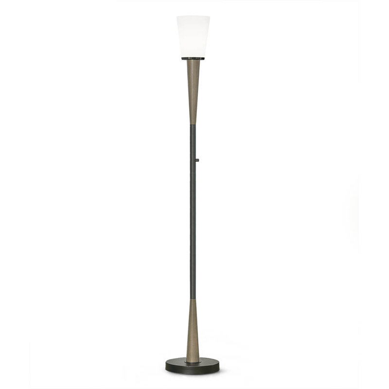Lampe torchère sur pied 72 po Shirey, Bronze foncé
