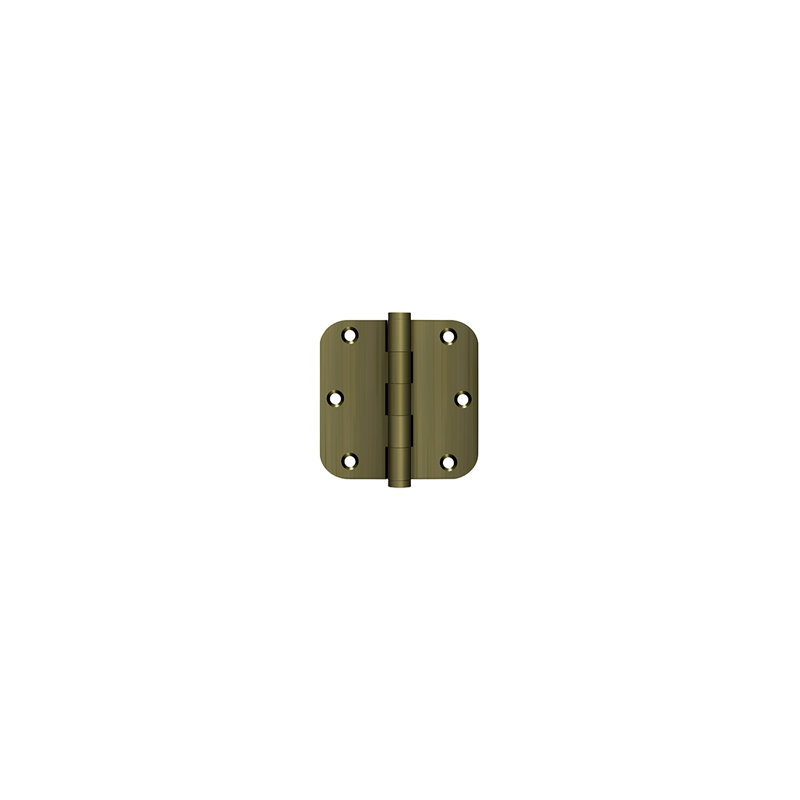 Butt Bearing Hinge, Antique Brass
