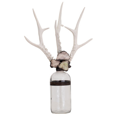 Antler Handmade Glass Decorative Bottles