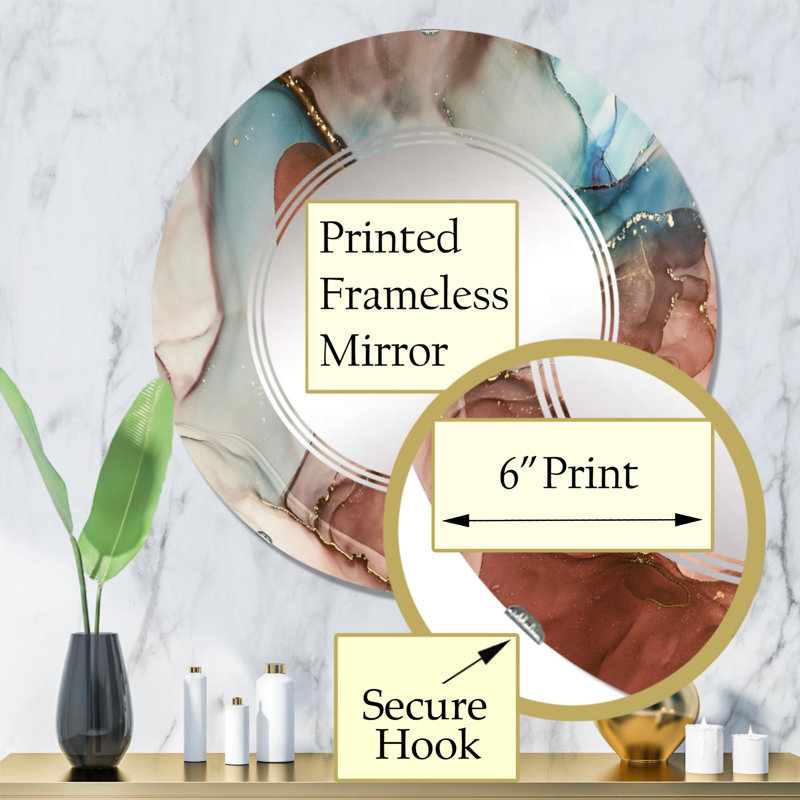 Miroir de salle de bain sans cadre, 32 po x 32 po