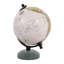 Globe décoratif avec base en marbre strié pour décor de salon - Décoration moderne pour la maison et le bureau - 9 po, vert et noir