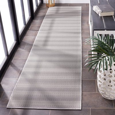 Tapis intérieur / extérieur gris Treiber