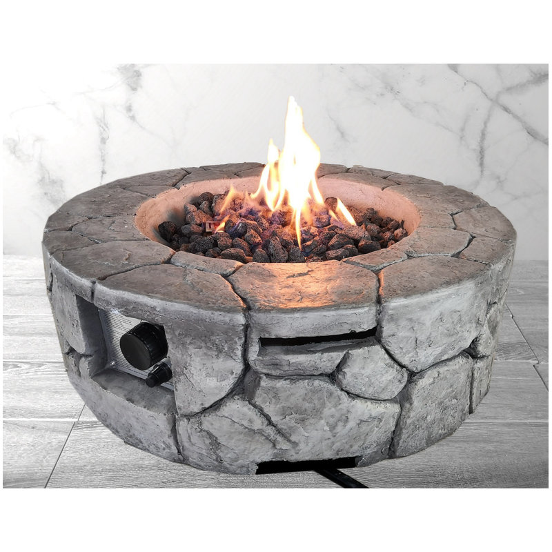 Janaris Round Stainless Steel Smokeless Fire Pit