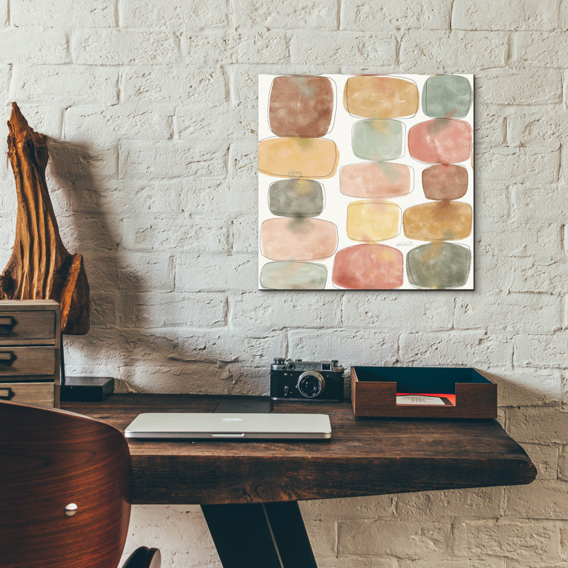 Art mural en verre pleine floraison Iva »par Anne Tavoletti, H 12 po x l 12 po x P 0,13 po