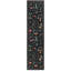 Tapis de couloir noir Garbrand Wild Jungle Animal Design-1527215215