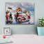 «Stormy lunch» par Ronald West, art mural sur toile-1860096315