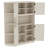 Multifunctional Left-Right Combination Hall Cabinet (Can Be Used Separately) With Storage And 4 Hooks, Storage Cabinet/ Hall Tree 2 In 1 For Living Room, Kitchen And Hallway