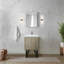 Meuble-lavabo rustique avec comptoir en marbre, robinet, 18 po Miroir - Résistance à long terme aux égratignures et aux taches-2027022569