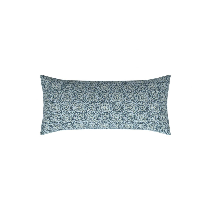 Housse et insert de coussin rectangulaire 100% coton Studio Line, Marine, 12 po x 26 po