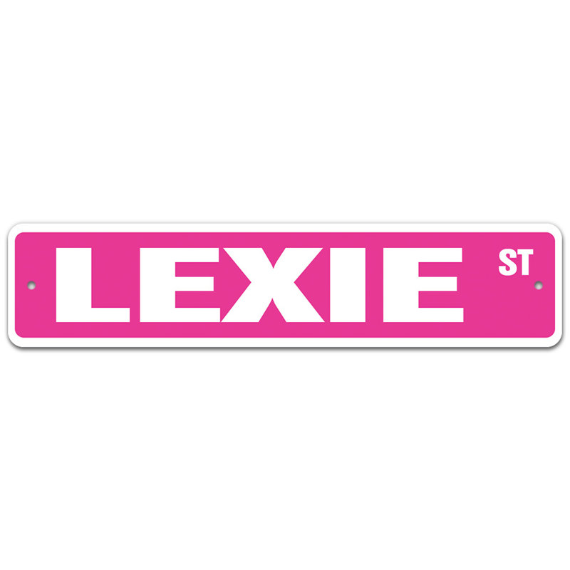 Plaque de rue Cancun, H 6 po x l 24 po x P 0,1 po