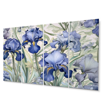 Traditional Plants & Flowers Wall Decor on Metal