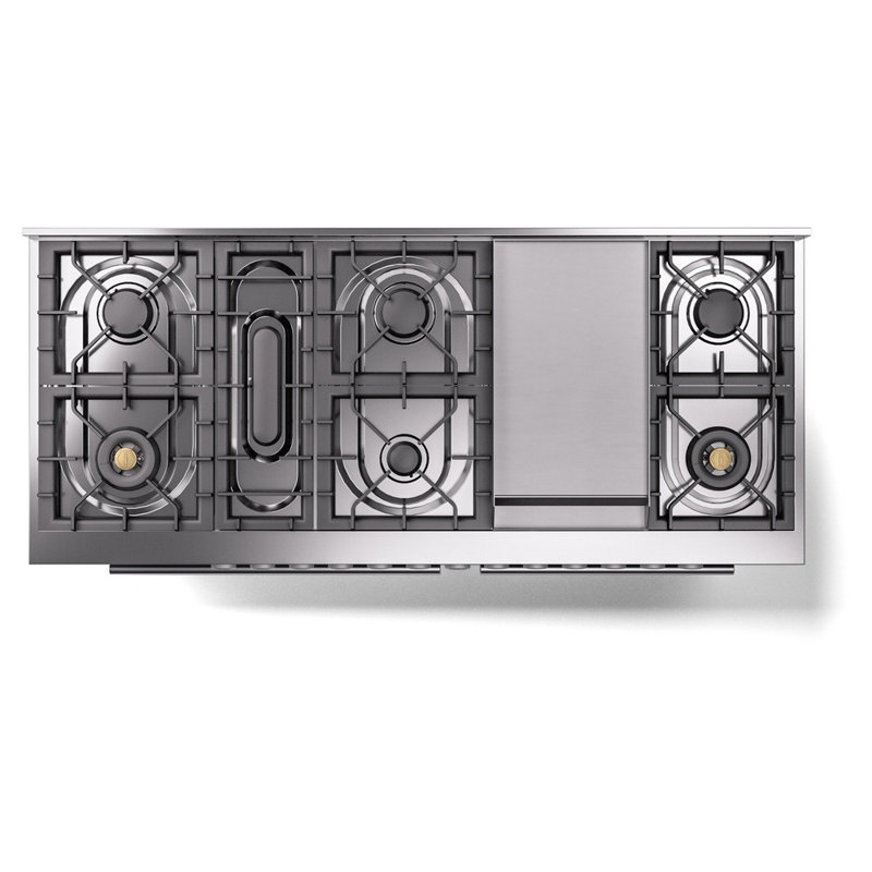 ILVE Professional Plus II 60 Dual Fuel Range , Blue/Gray, Natural Gas