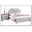 Mobilier de chambre à coucher à lit à panneau double de style traditionnel 1pc
