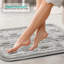 Ensemble de 2 tapis de bain gaufrés en mousse viscoélastique absorbante ultra douce-63182113