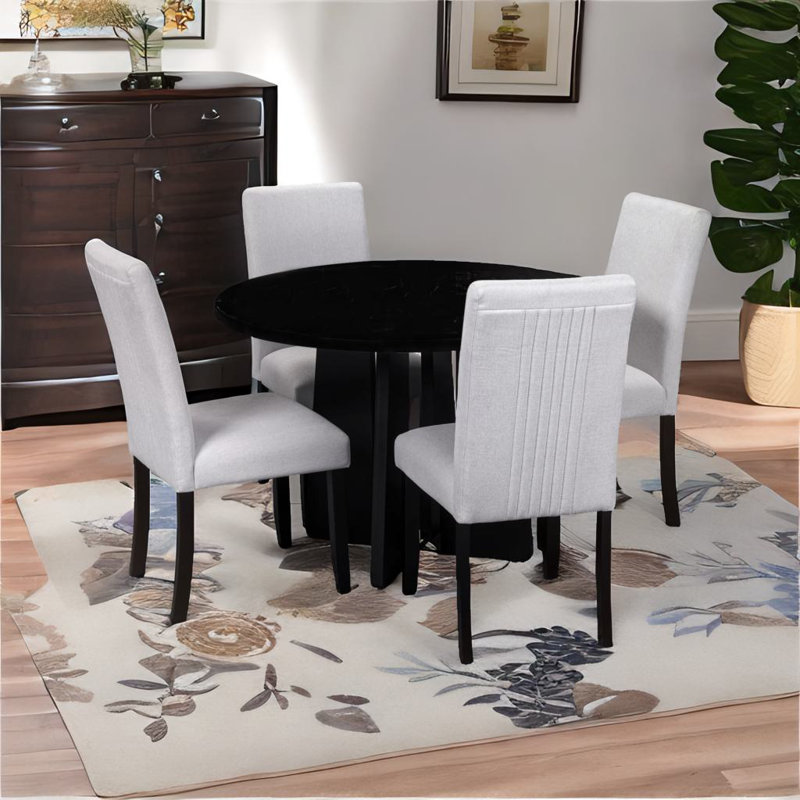 Jacyn 5-piece Round Dining Table Set