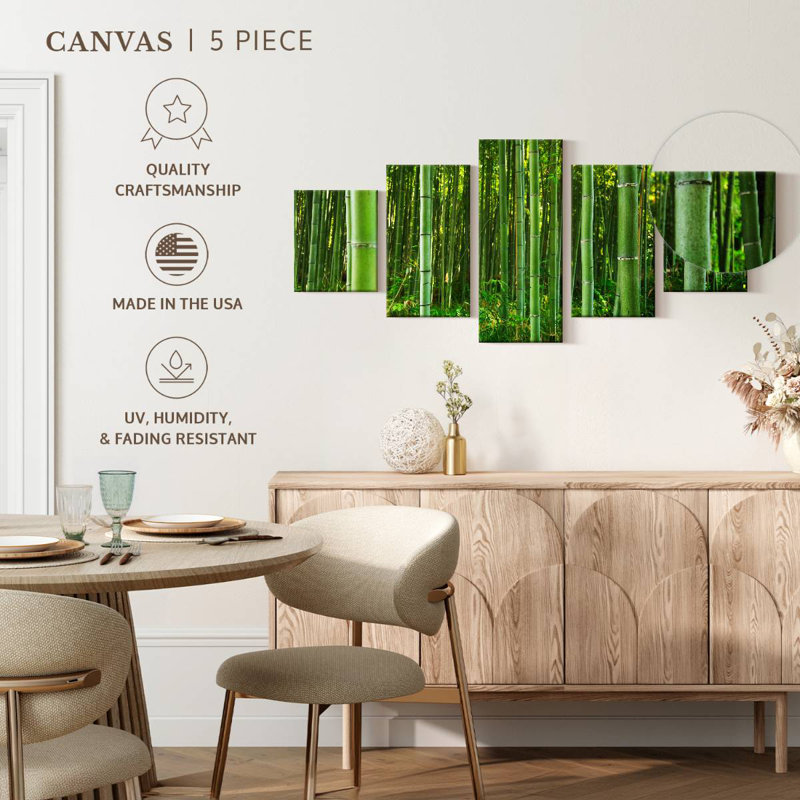 Bamboo Jungle, 36" H x 80" W