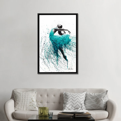 «Kingfisseur Woman», art textuel sur toile