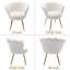 Aguilard Modern Upholstered Wide Tufted Armchair Accent Chair -230424515-230424522-230424524
