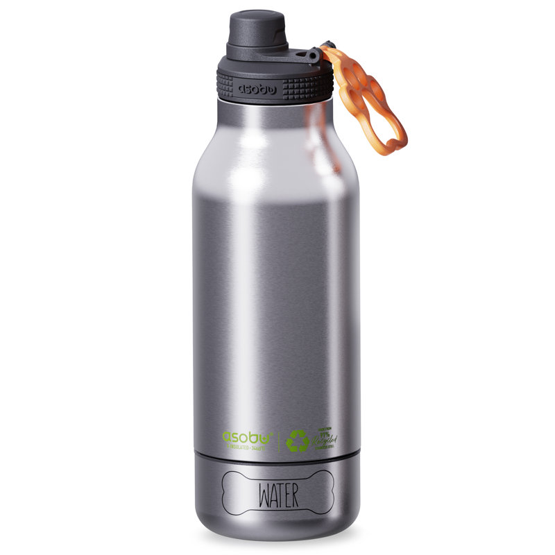 Asobu 1005ml Double Wall Insulated Stainless Steel Water Bottle