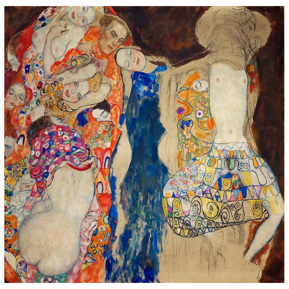 Leinwandbild The Bride von Gustav Klimt