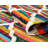 Abstract Handmade Cotton Area Rug in Multi Color - Red-69592718