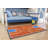 Furnish My Place Meltham 690 Rust Basketball Childrens Play Area Rug for Bathroom | Playroom & Kindergarten Classroom | Bedrooms | Contemporary Design |-2081477981