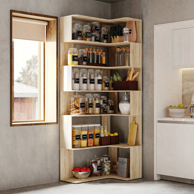 6 - Tier Corner Kitchen Shelf by Ebern Designs