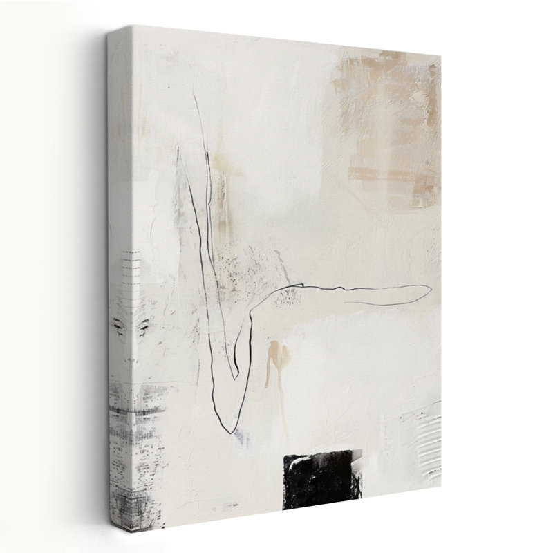 Neutral Balance III Abstrait moderne Abstrait moderne Expressionnisme Technique mixte Minimalisme, H 24 po x l 16 po