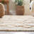 Karlena Natural Fiber Hand Loomed Jute/Cotton Southwestern Rug in Beige-1201503504
