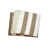 Cream/Brown Striped