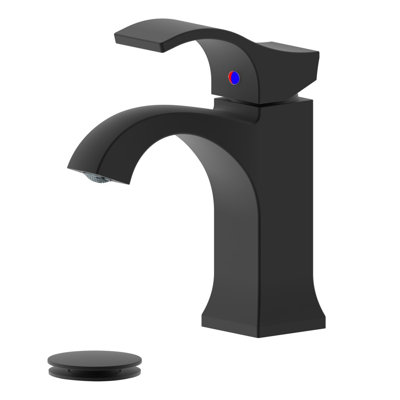 Konya Single-handle Bathroom Faucet with Drain Assembly