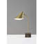 Lampe de bureau brune 20 po Russ