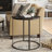 Arhaam Iron Top End Table